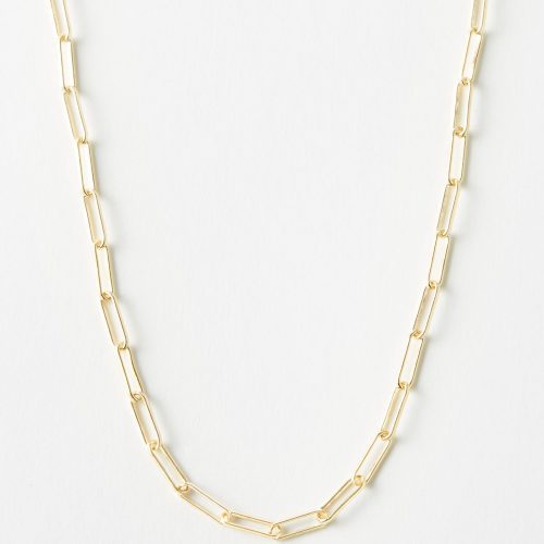 1 bold paperclip chain gldn GF