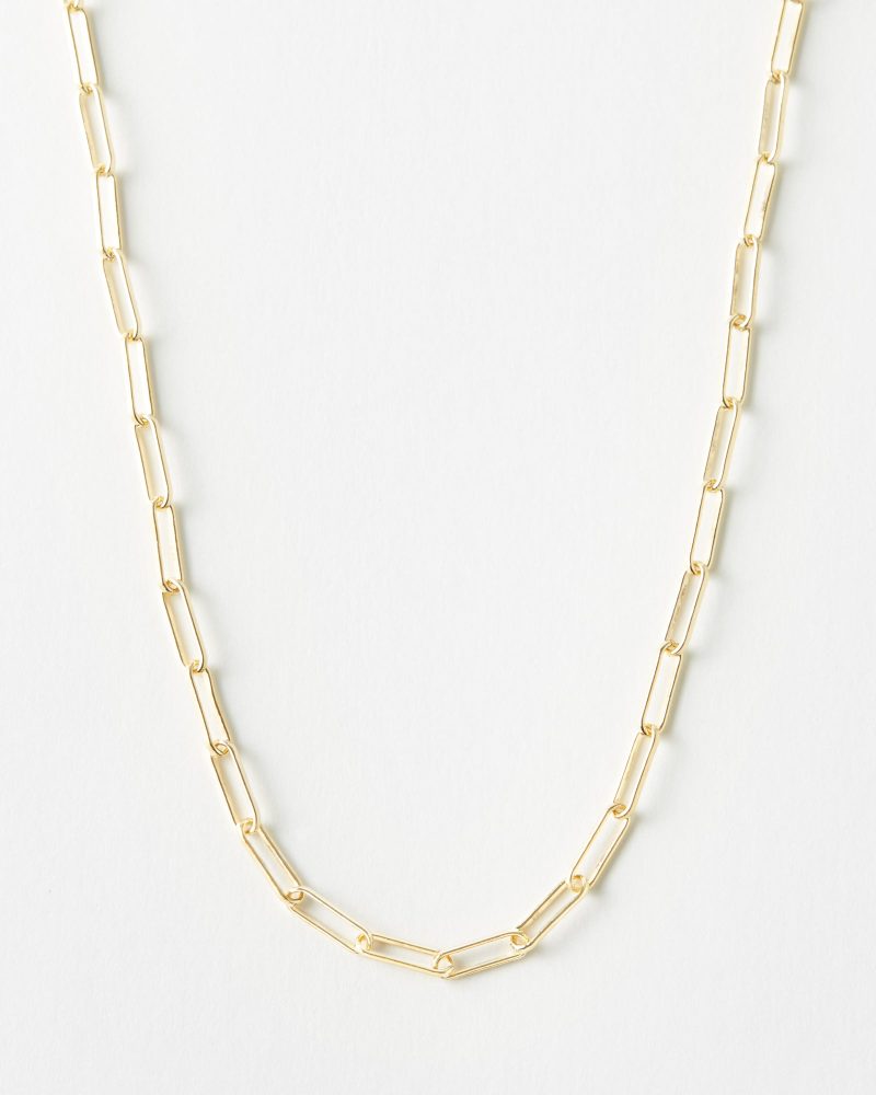 1 bold paperclip chain gldn GF