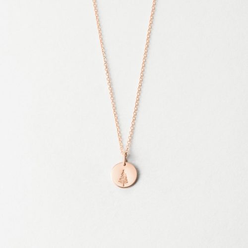 EvergreenTreeNecklace RoseGold PLPMain