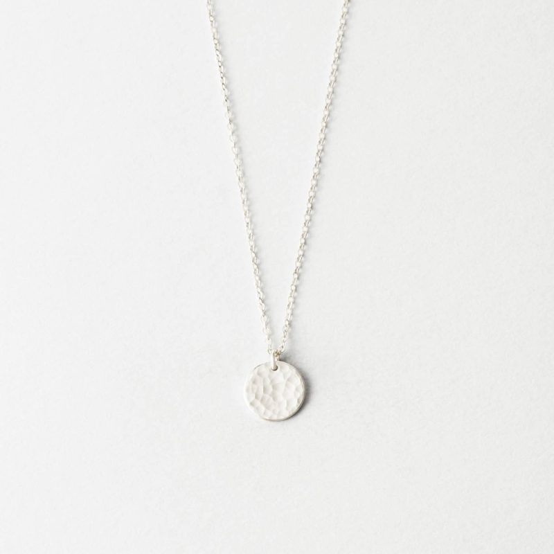 Material: Sterling Silver; Finish: Hammered