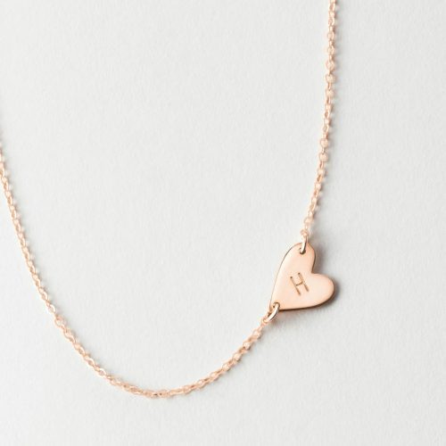 MyraPersonalizedHeartNecklace RoseGold PLPMain