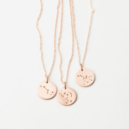 OrionBigDipperConstellationNecklaces RoseGold PLPMain