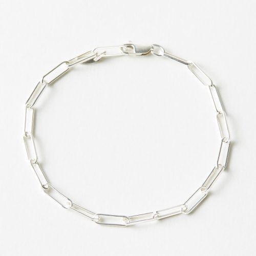 bold bracelet bold paperclip chain gldn SS