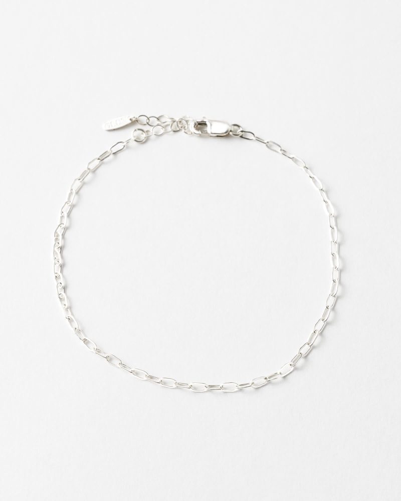 dainty paperclip bracelet SS 1 2