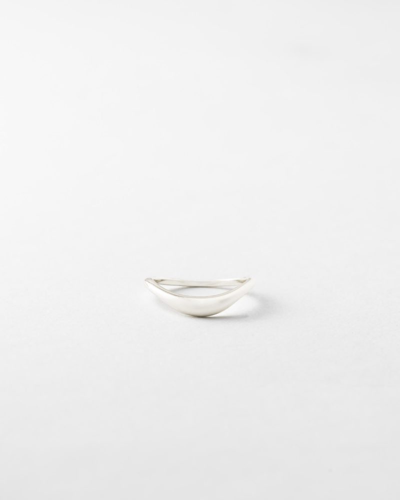 silver wave ring