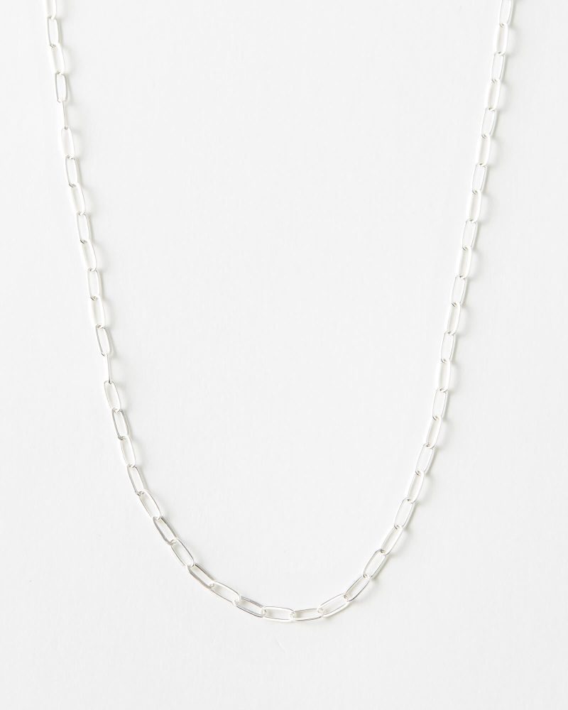 small paperclip chain gldn SS